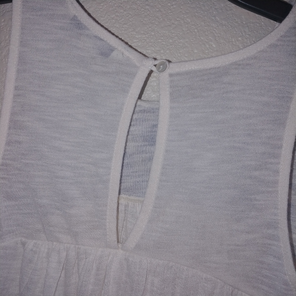 American eagle outfitters embroidered babydoll top - Picture 4 of 7
